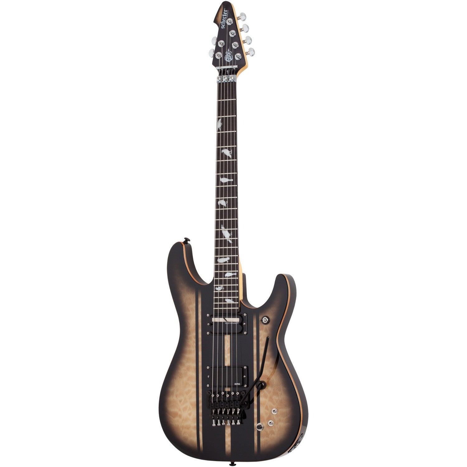 Schecter DJ Ashba Natural Black Burst