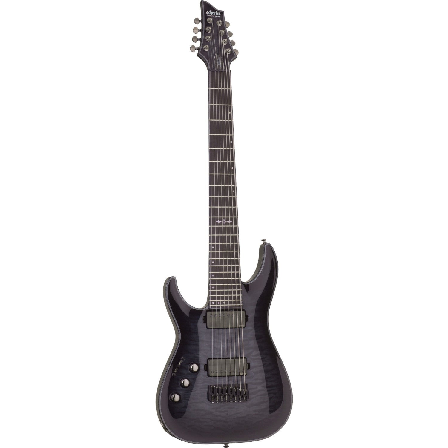 Schecter Hellraiser Hybrid C-8 Trans Black Burst LH