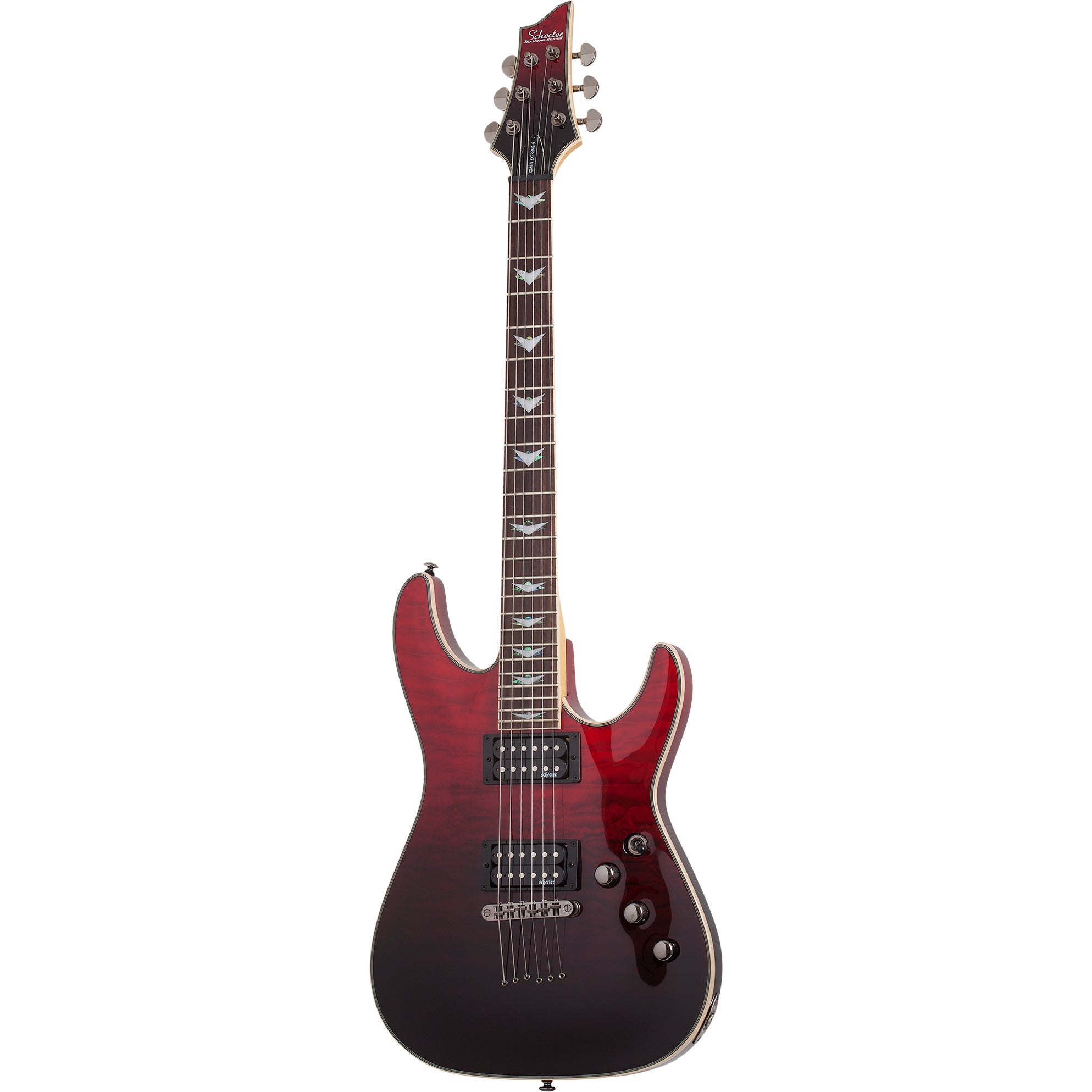 Schecter Omen Extreme-6 elektrische gitaar Blood Burst (BB)