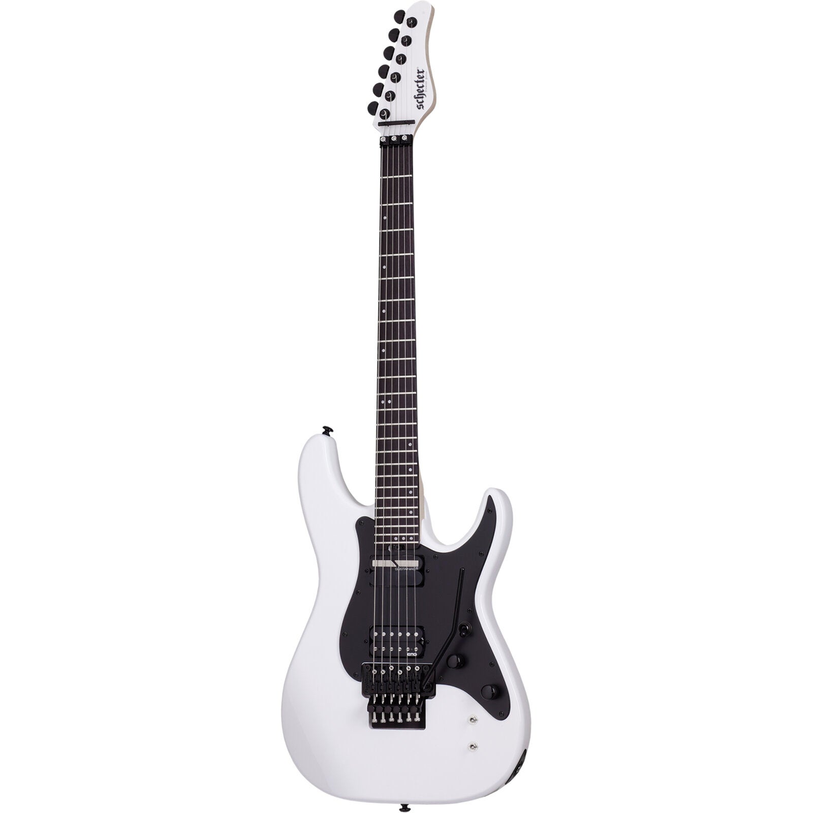 Schecter Sun Valley Super Shredder FR S Gloss White elektrische gitaar met Sustainiac