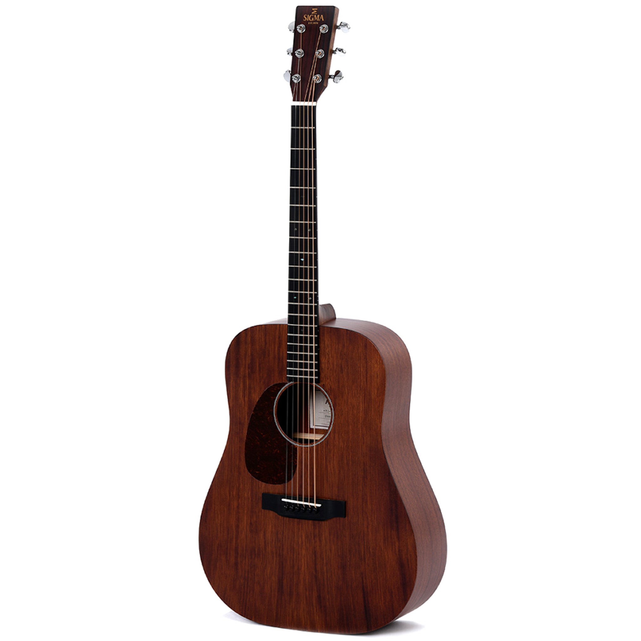Sigma Guitars DM-15L dreadnought mahogany westerngitaar linkshandig