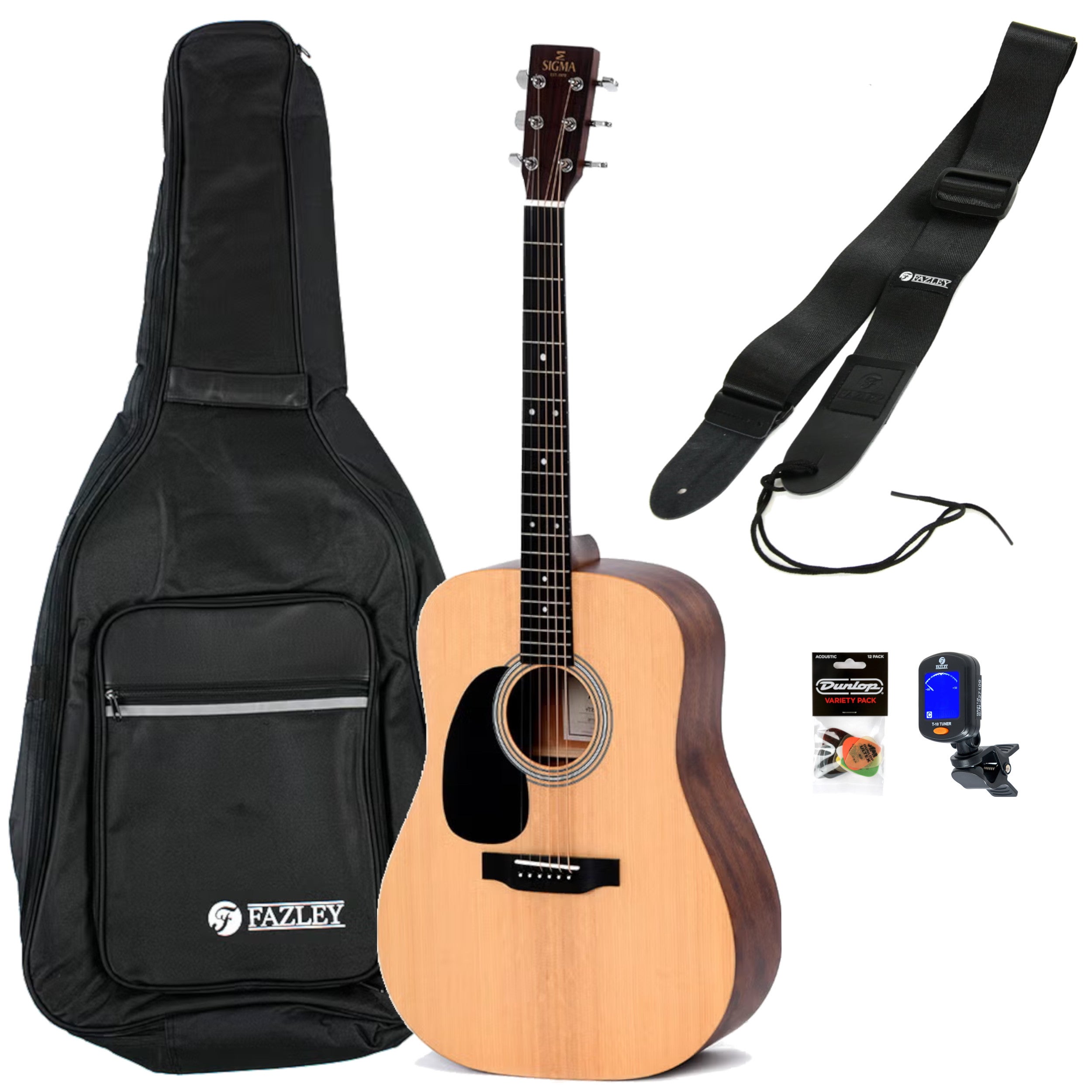 Sigma Guitars DM-STL westerngitaar starterset