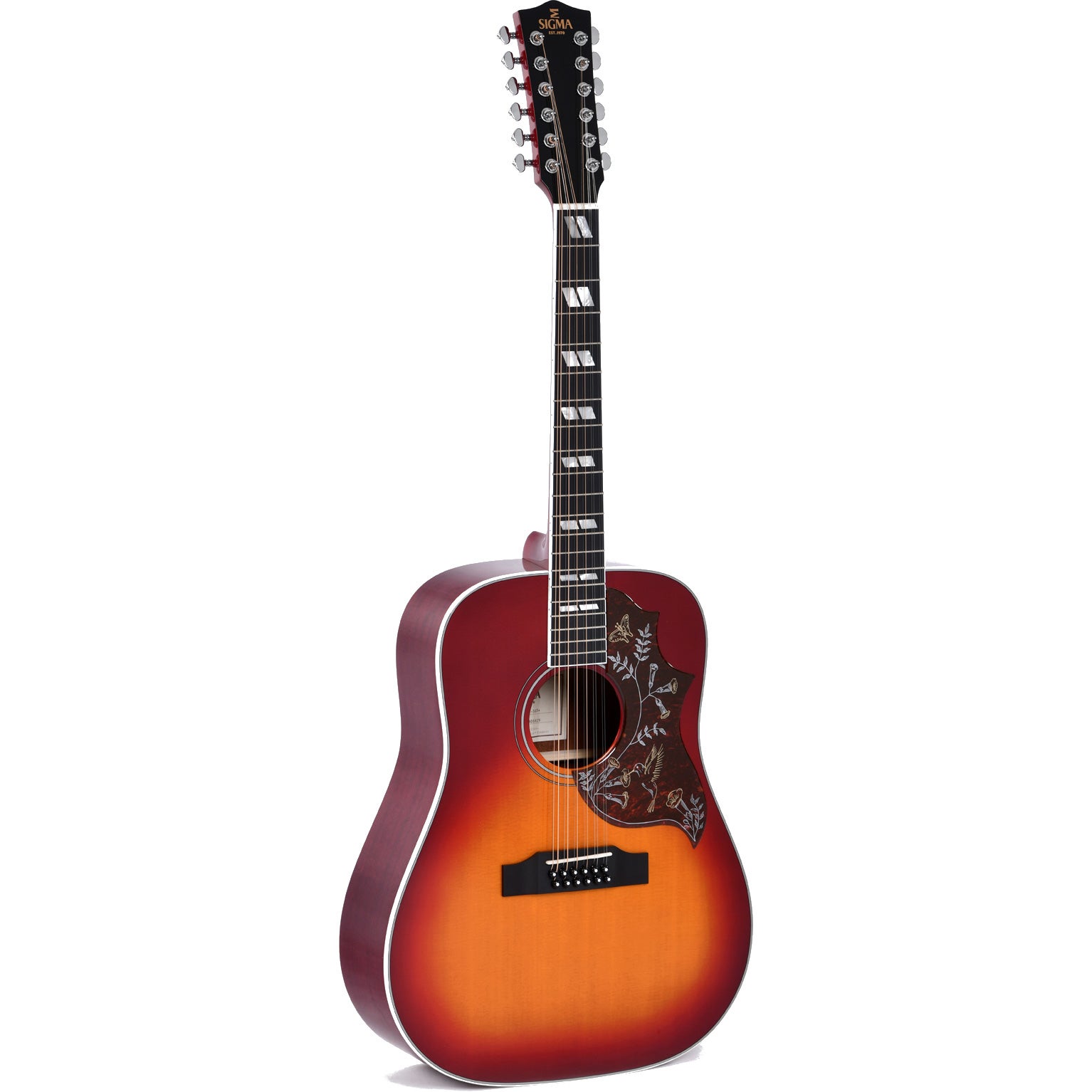 Sigma Guitars DM12-SG5 Vintage Cherry Sunburst Gloss