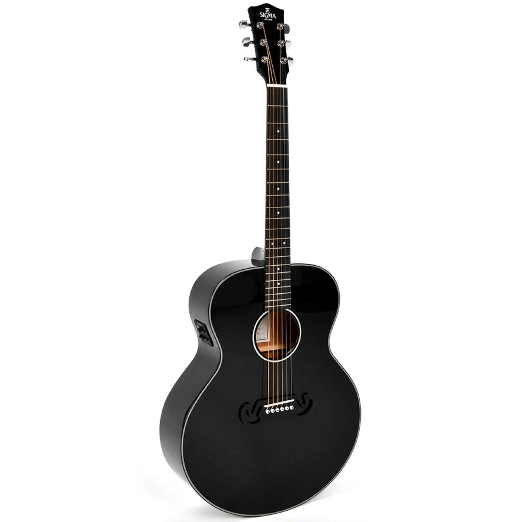 Sigma Guitars GJM-1E-MFBK Metallic Flake Black