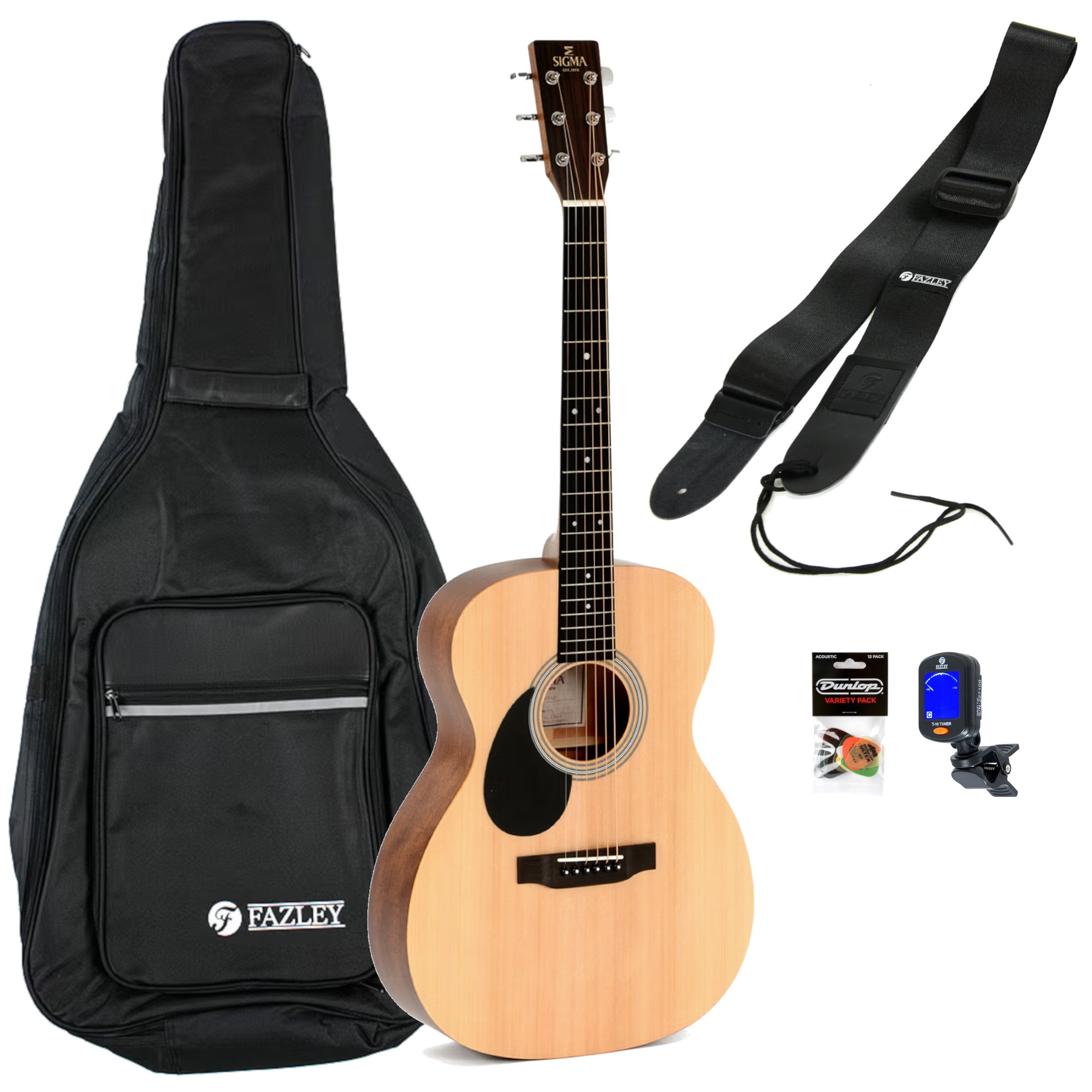 Sigma Guitars OMM-STL westerngitaar starterset