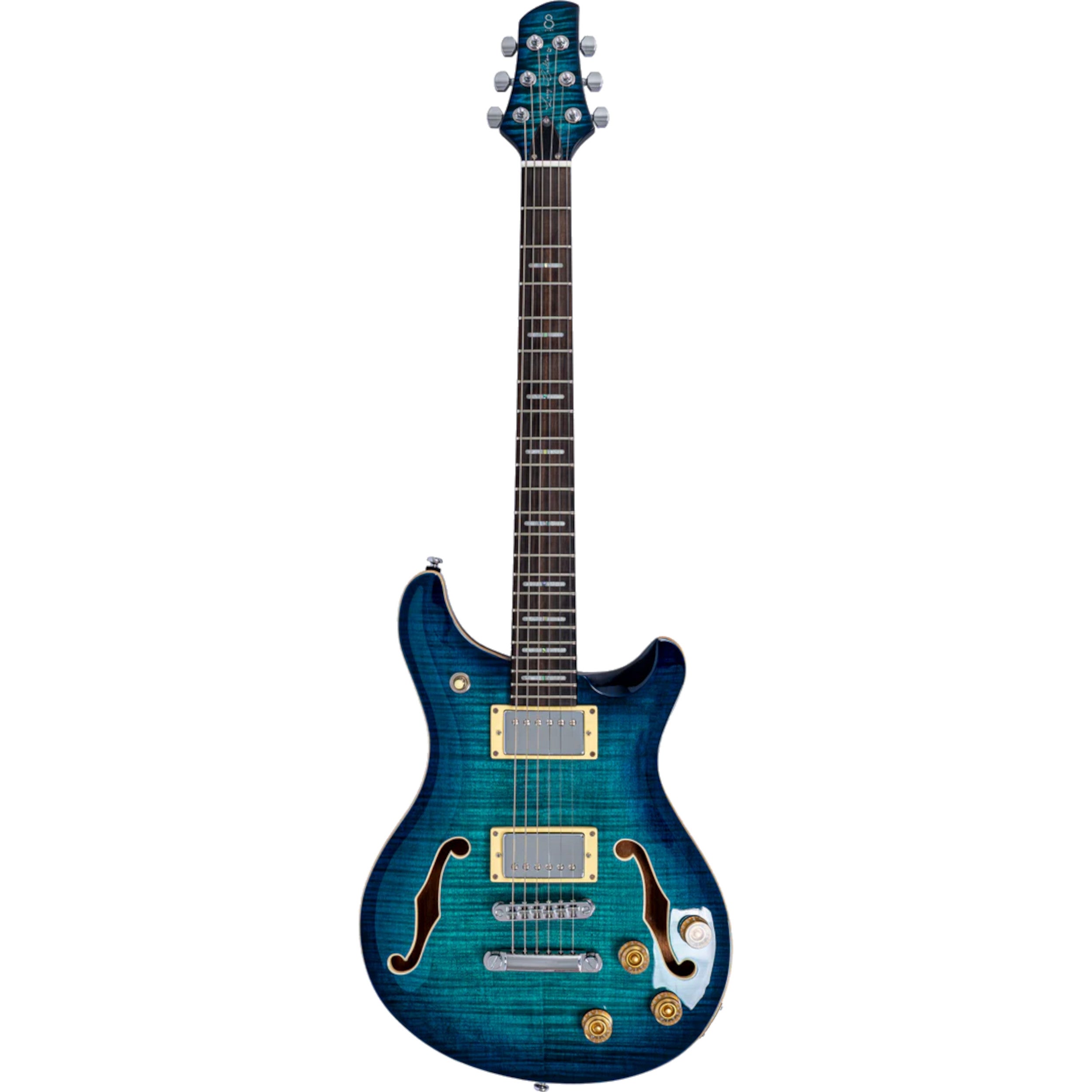 Sire Larry Carlton Q7 Hollow Transparent Blue