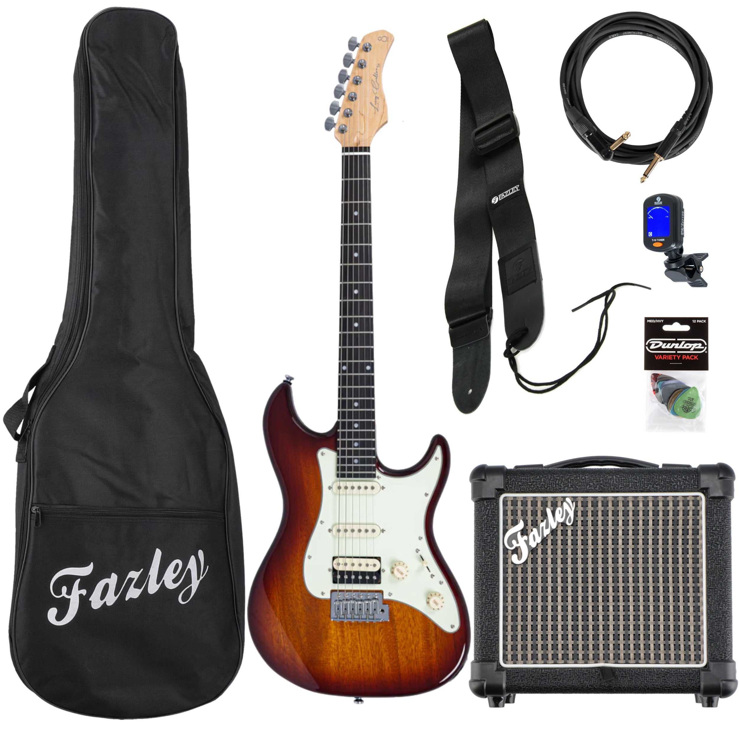 Sire Larry Carlton S1 Tobacco Sunburst elektrische gitaar starterset