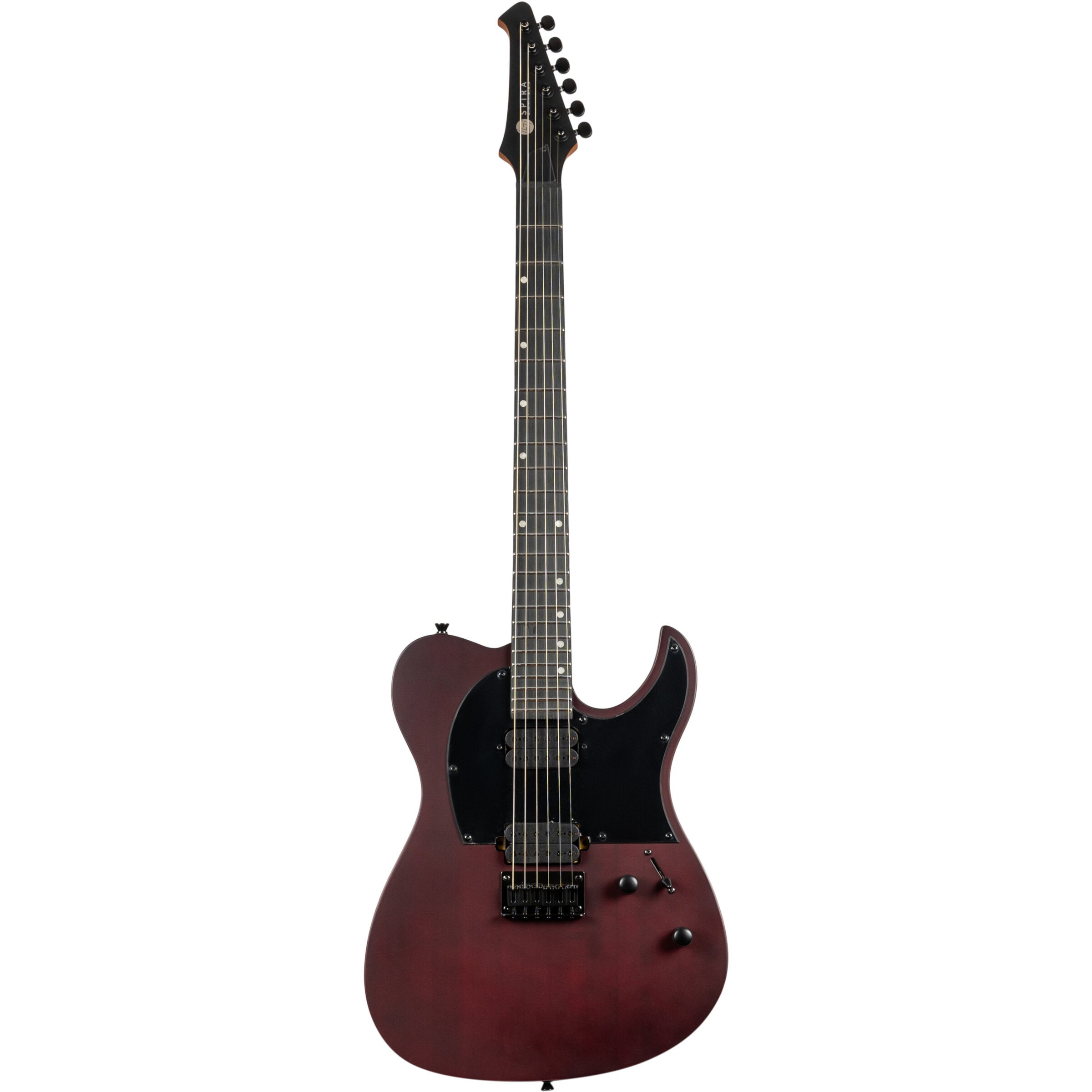 Spira Guitars T-400 MWR Satin Wine Red elektrische gitaar