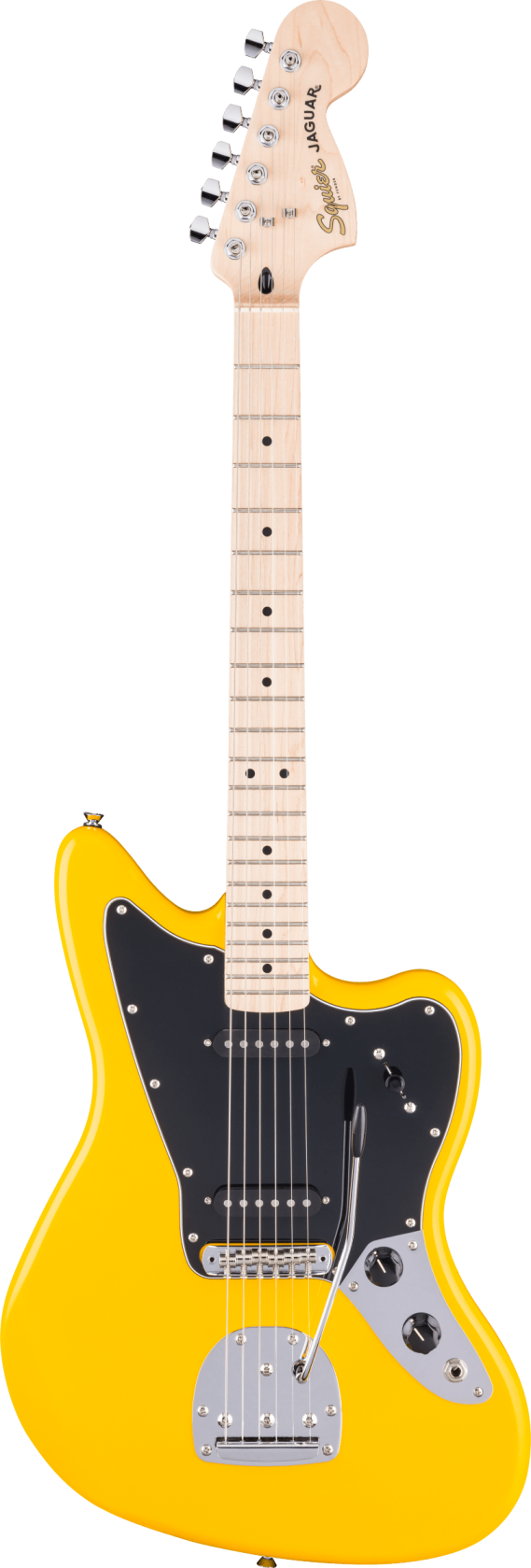 Squier FSR Affinity Jaguar Graffiti Yellow MN