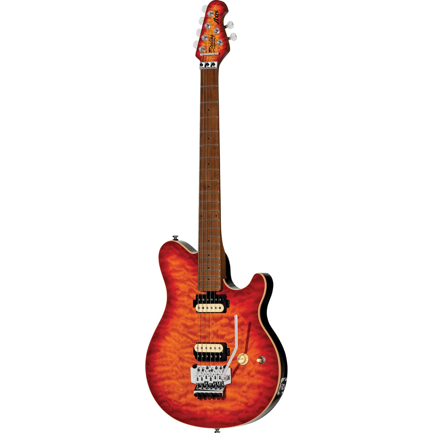 Sterling by Music Man Axis AX50QM Lava Burst