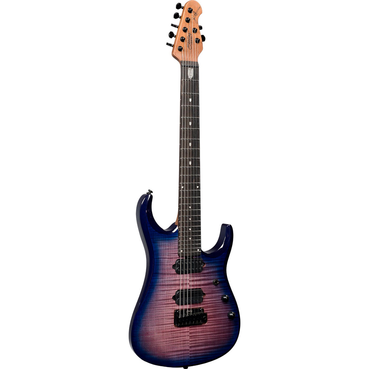 Sterling by Music Man JP157D John Petrucci Signature Flame Maple Purple Nebula