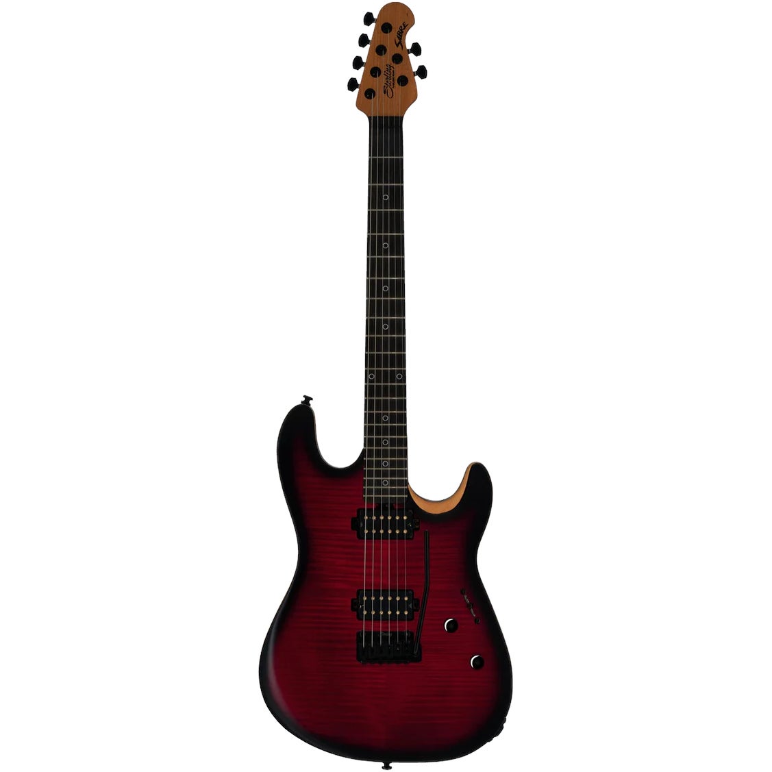 Sterling by Music Man Rabea Massaad Artist Series Sabre Blood Flame Burst