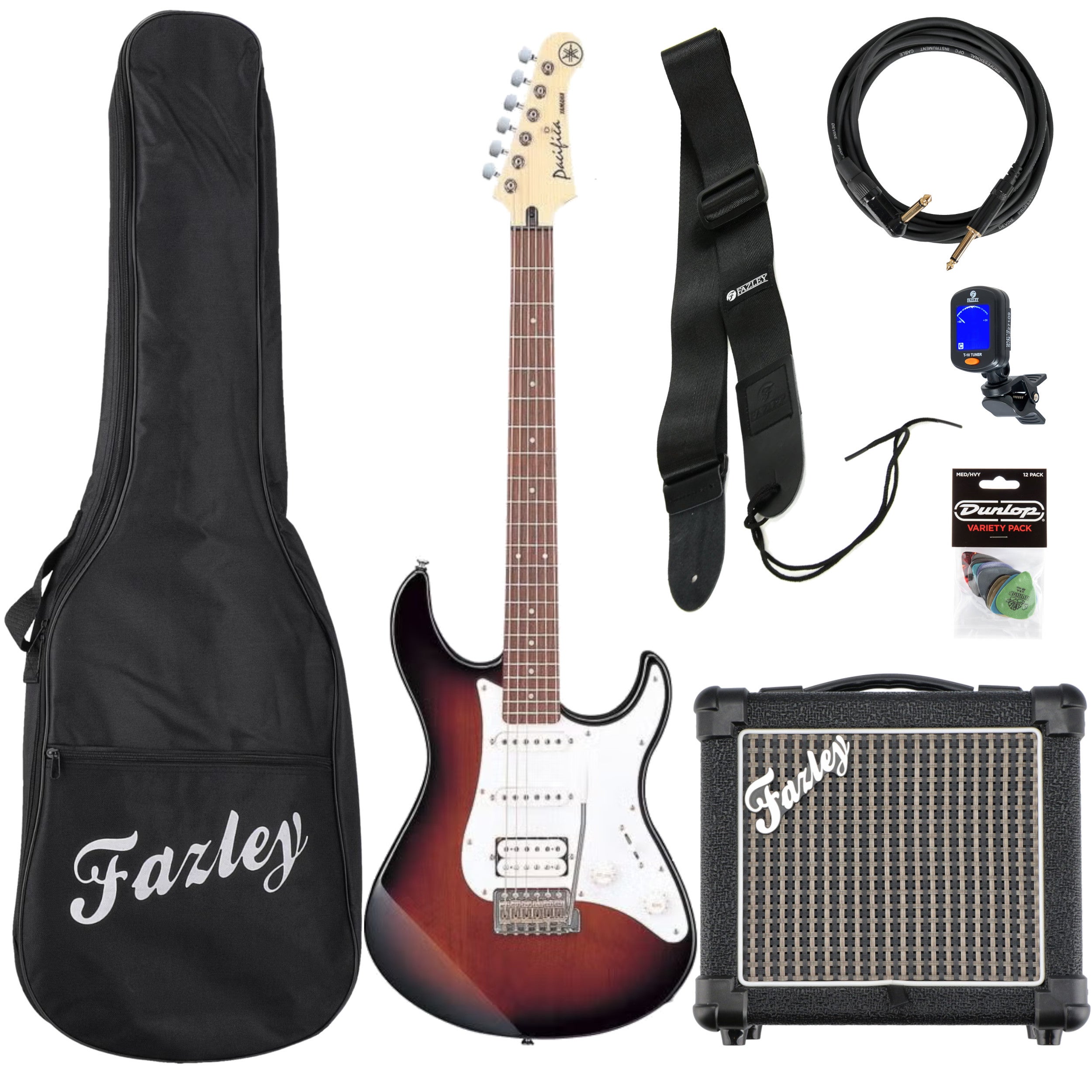 Yamaha Pacifica 112J II Old Violin Sunburst starterset